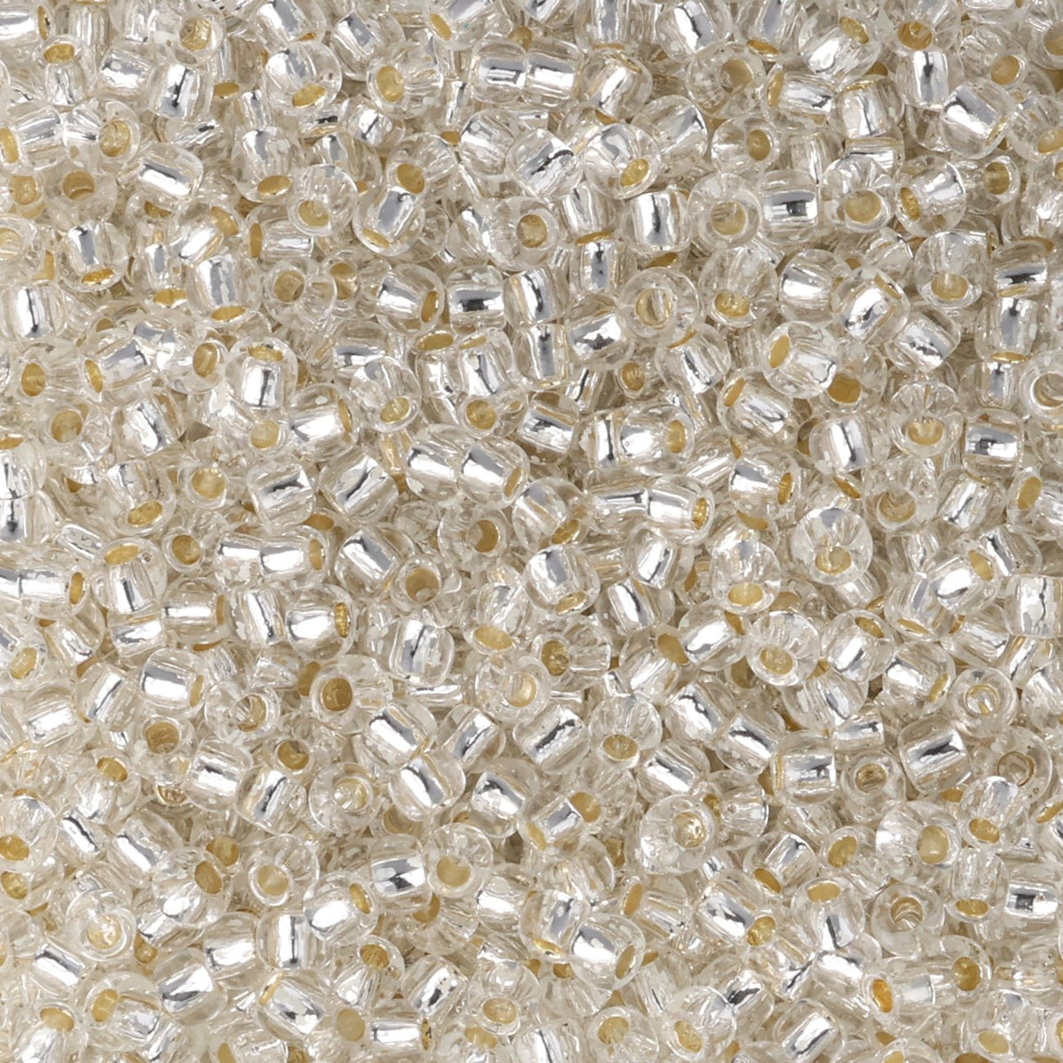 Rocailles-Perlen Toho 11/0 • Glow in the Dark • Silver-Lined Crystal/Glow Green - PerlineBeads SA