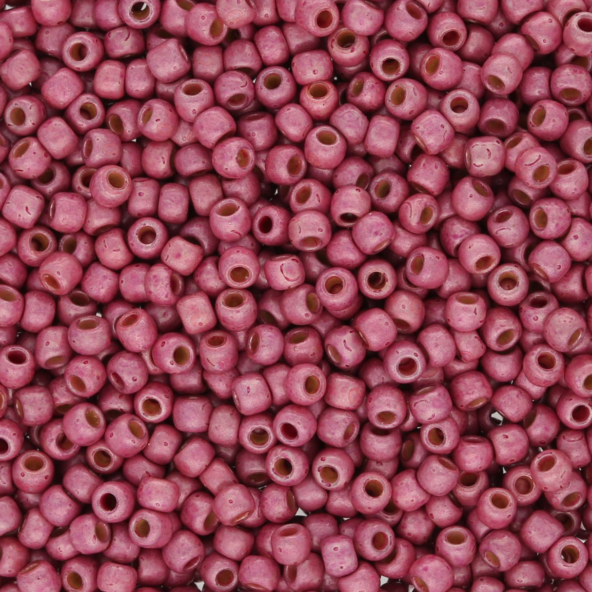 Rocailles - Perlen Toho 11/0 – PermaFinish - Matte Galvanized Pink Lilac - PerlineBeads SA
