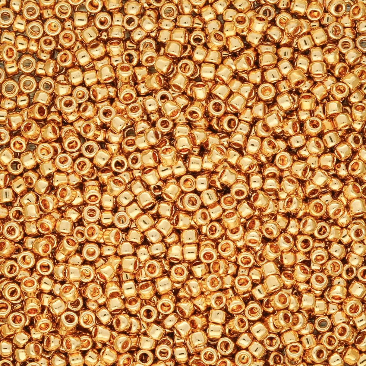 Rocailles - Perlen Toho 15/0 – Metallic 24K Gold Plated - PerlineBeads SA
