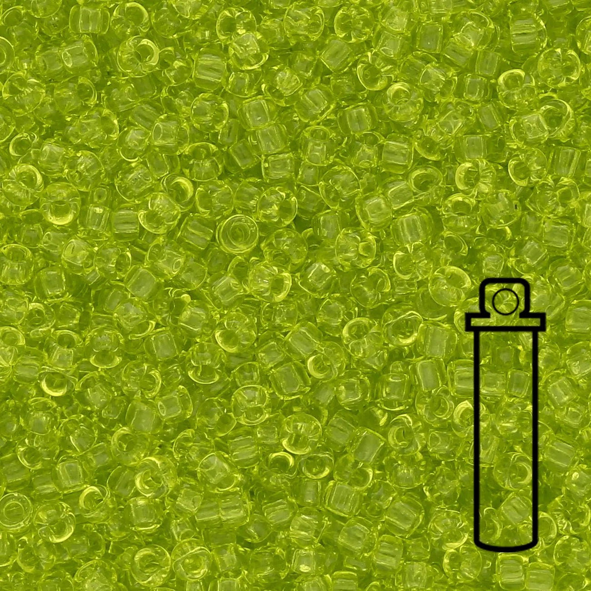 Rocailles - Perlen Toho 15/0 – Transparent Lime Green - PerlineBeads SA