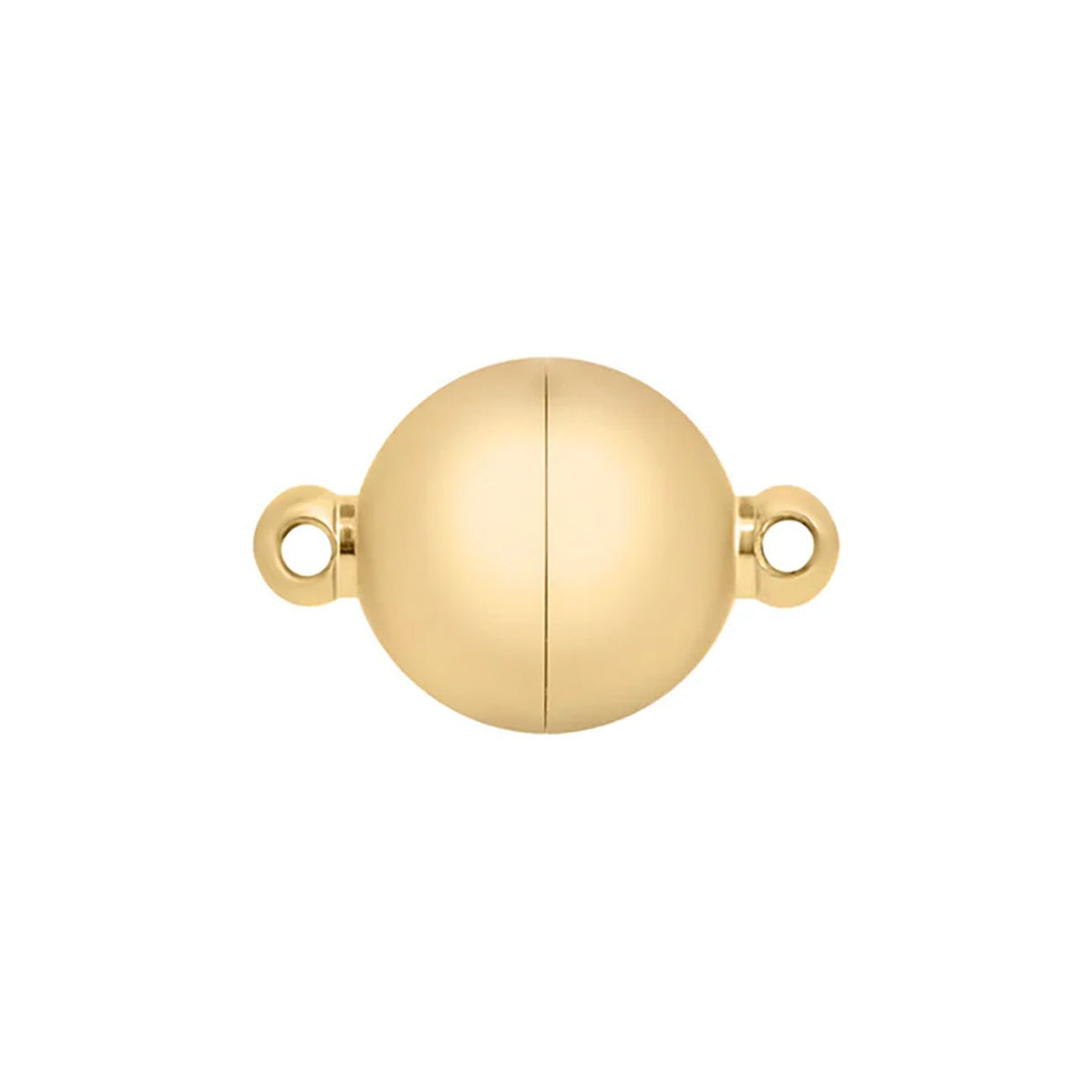 Runder Magnetverschluss ∅ 10 mm – Edelstahl PVD - Gold - PerlineBeads