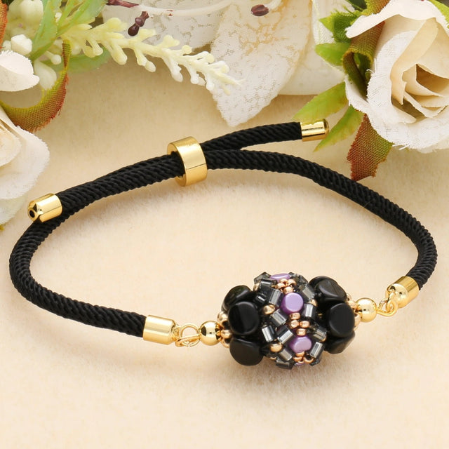 Schiebearmband mit Ösen – für modulare DIY - Schmuckprojekte - PerlineBeads SA