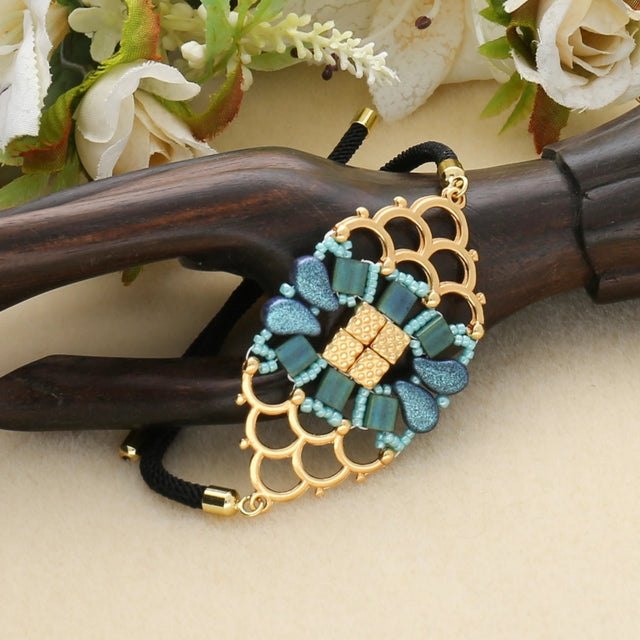 Schiebearmband mit Ösen – für modulare DIY - Schmuckprojekte - PerlineBeads SA