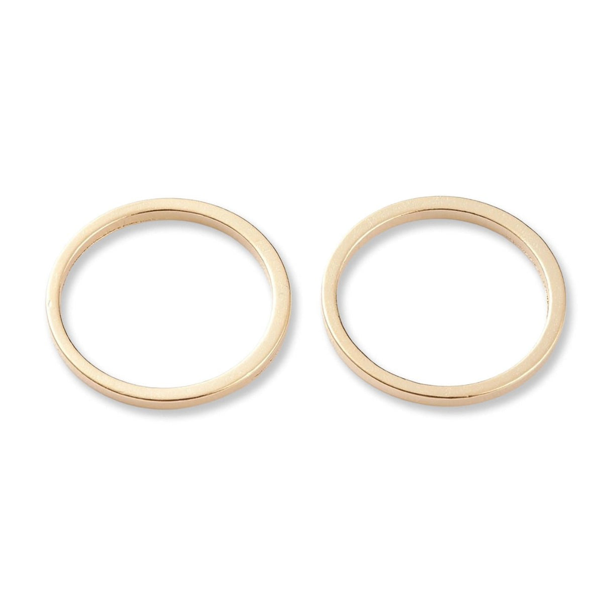 Schmuckverbinder Ringform, Ø 15 mm - Gold - PerlineBeads SA