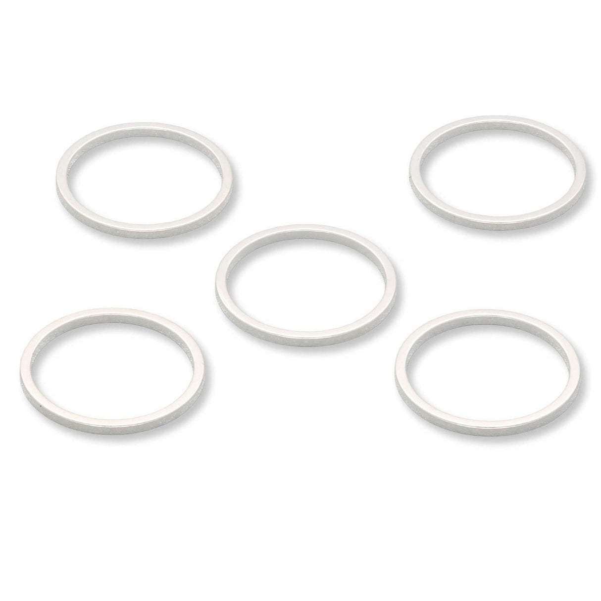 Schmuckverbinder Ringform, Ø 15 mm - Silber - PerlineBeads SA