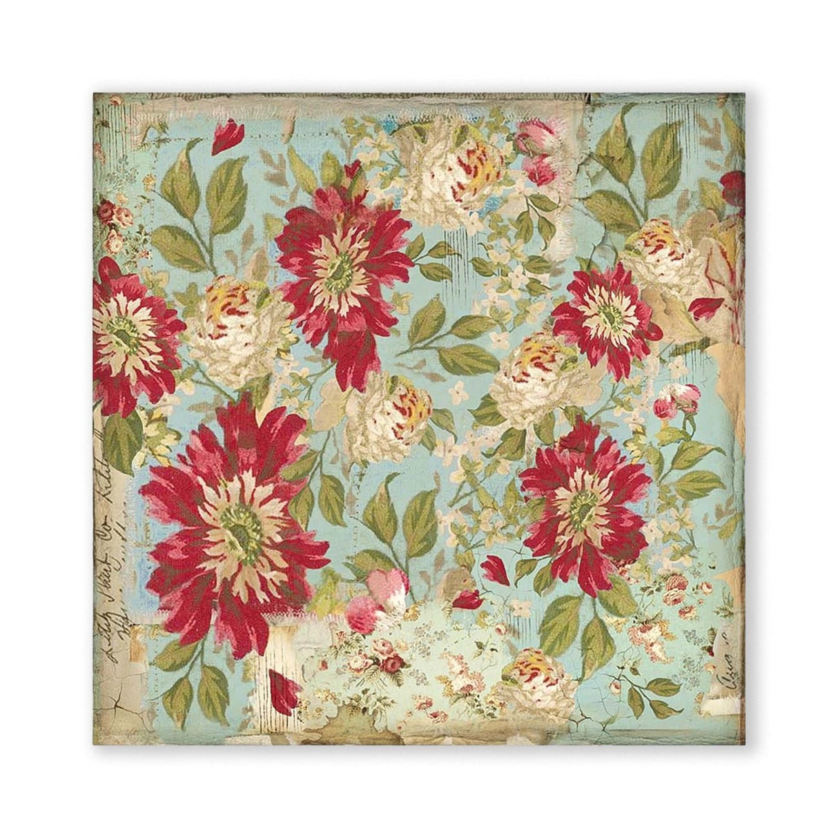 Scrapbook - Block "Alice" Backgrounds - Double Face - 10 Seiten - 20,3 x 20,3 (8x8 inch) - PerlineBeads SA