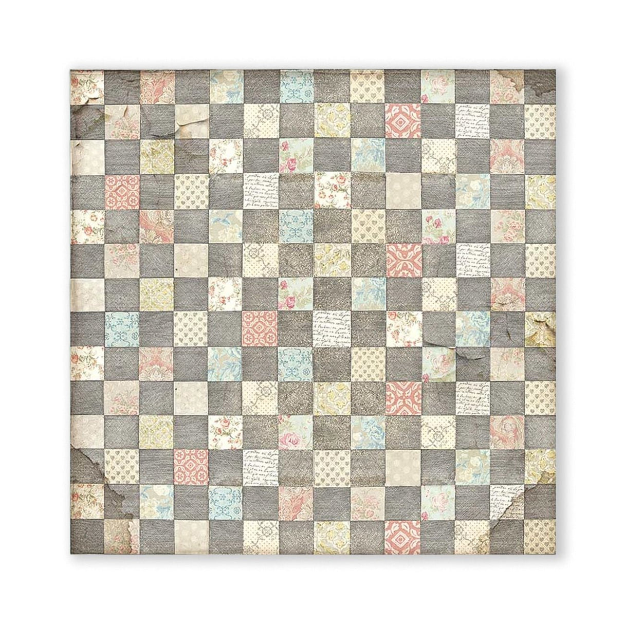 Scrapbook - Block "Alice" Backgrounds - Double Face - 10 Seiten - 20,3 x 20,3 (8x8 inch) - PerlineBeads SA