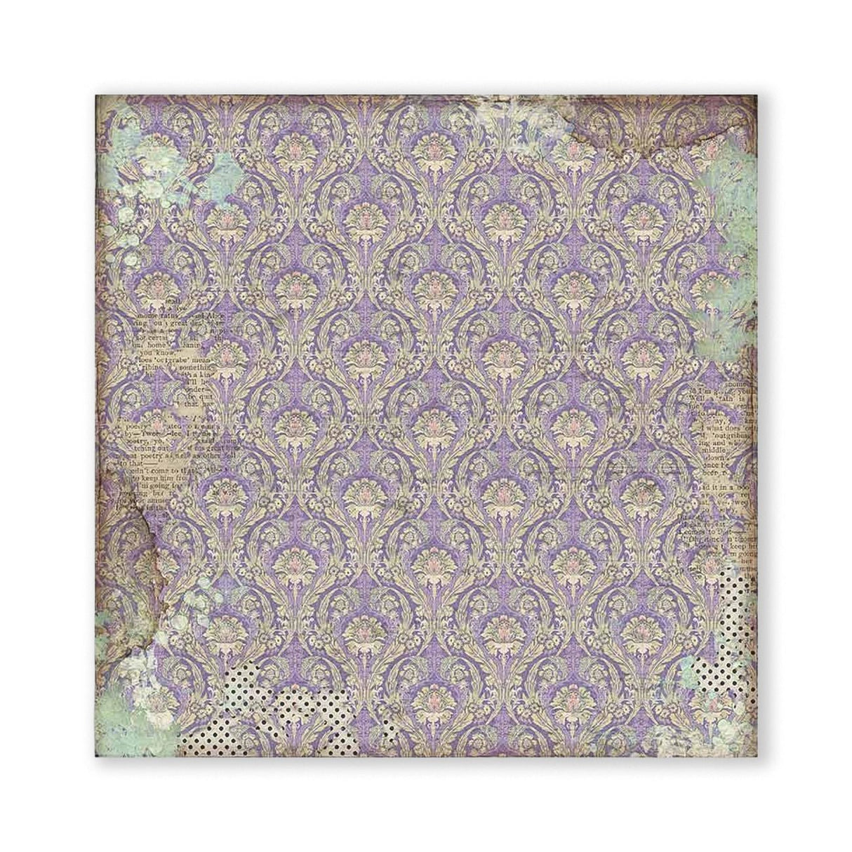 Scrapbook - Block "Alice" Backgrounds - Double Face - 10 Seiten - 20,3 x 20,3 (8x8 inch) - PerlineBeads SA