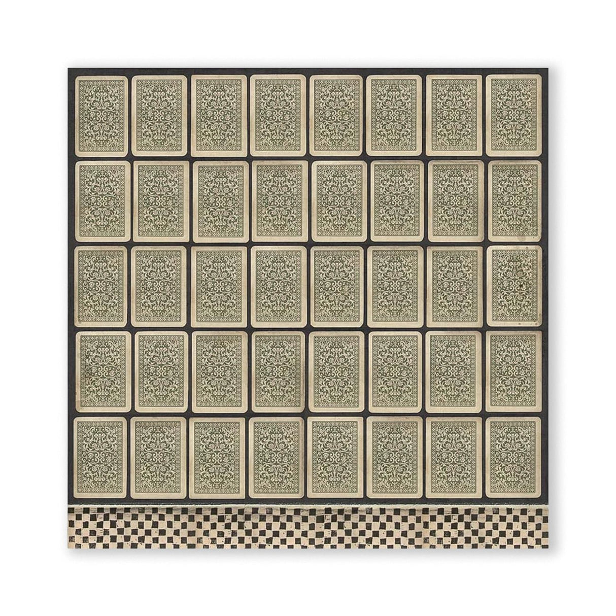 Scrapbook - Block "Alice in Wonderland" - Double Face - 10 Seiten - 30,5 x 30,5 cm (12 x 12 inch) - PerlineBeads SA