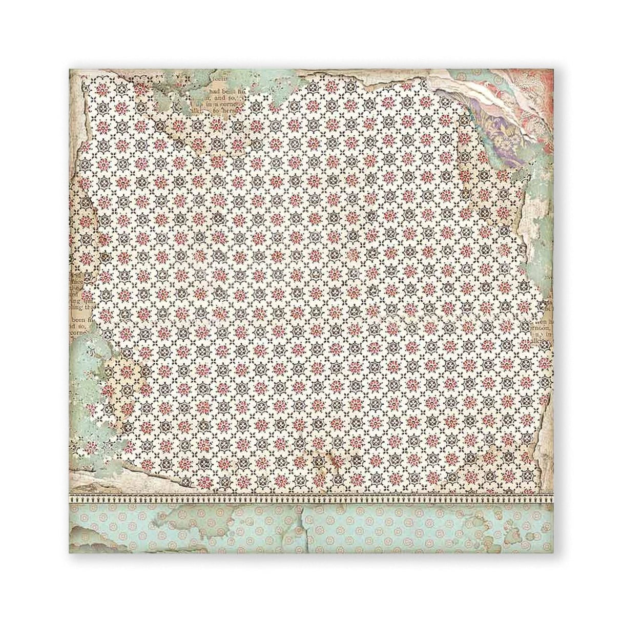 Scrapbook - Block "Alice Through the Looking Glass" - Double Face - 10 Seiten - 20,3 x 20,3 (8x8 inch) - PerlineBeads SA