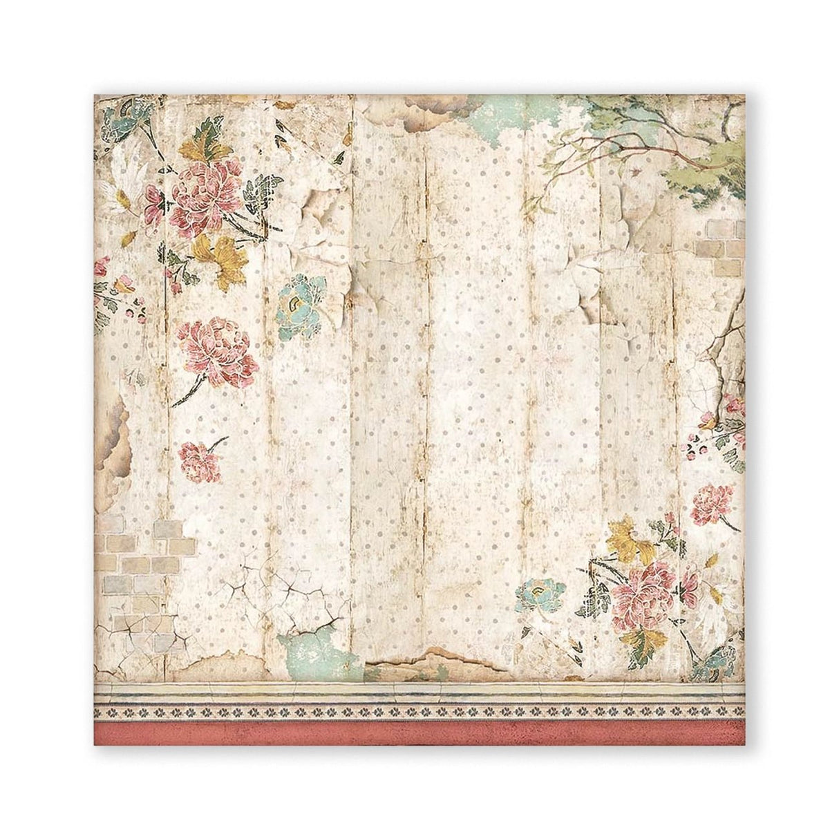 Scrapbook - Block "Alice Through the Looking Glass" - Double Face - 10 Seiten - 20,3 x 20,3 (8x8 inch) - PerlineBeads SA