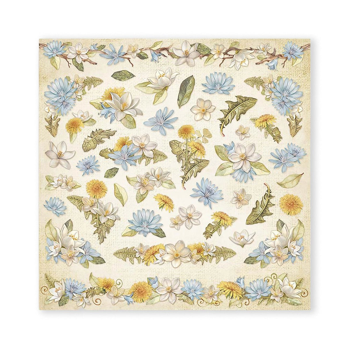 Scrapbook - Block "Hidde Grove" - Double Face - 10 Seiten - 30,5 x 30,5 cm (12 x 12 inch) - PerlineBeads SA