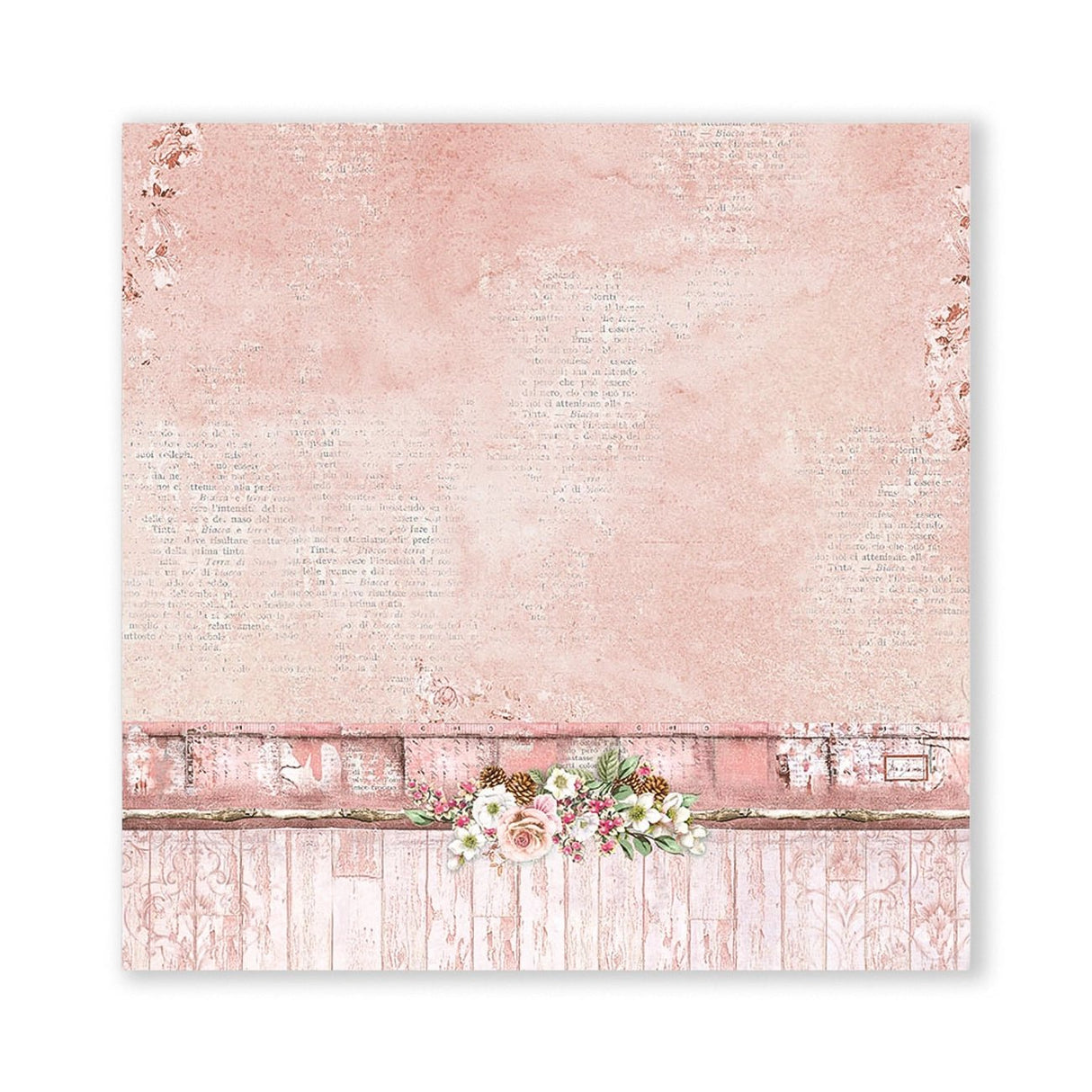 Scrapbook - Block "Roseland" - Double Face - 10 Seiten - 20,3 x 20,3 (8x8 inch) - PerlineBeads SA