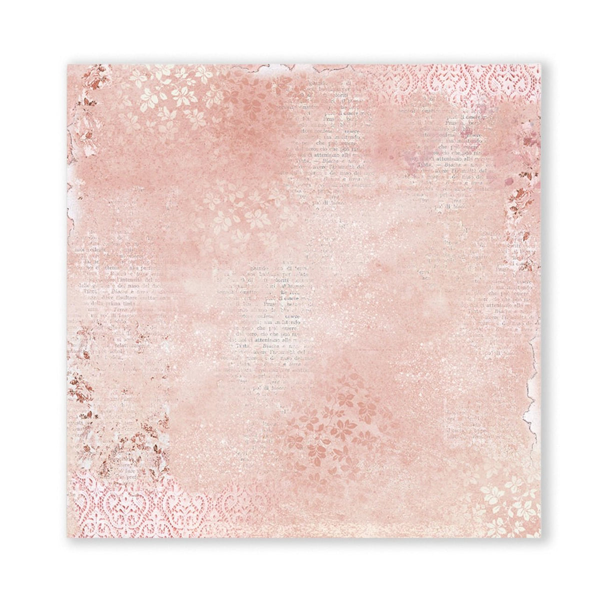 Scrapbook - Block "Roseland" - Double Face - 10 Seiten - 20,3 x 20,3 (8x8 inch) - PerlineBeads SA