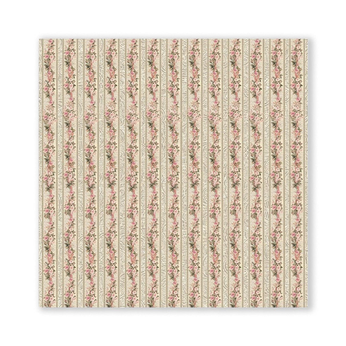 Scrapbook - Block "Shabby Rose" - Double Face - 10 Seiten - 20,3 x 20,3 (8x8 inch) - PerlineBeads SA