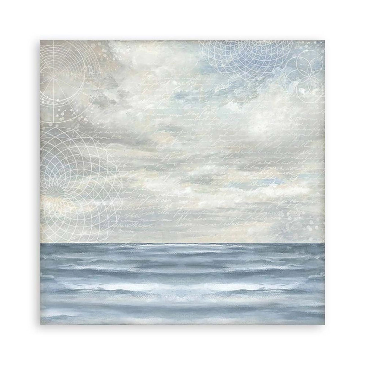 Scrapbook - Block "Silent Sea" Backgrounds - Double Face - 10 Seiten - 20,3 x 20,3 (8x8 inch) - PerlineBeads SA