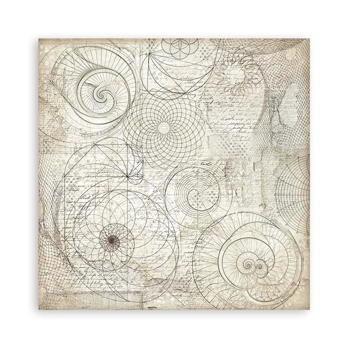 Scrapbook - Block "Silent Sea" Backgrounds - Double Face - 10 Seiten - 20,3 x 20,3 (8x8 inch) - PerlineBeads SA