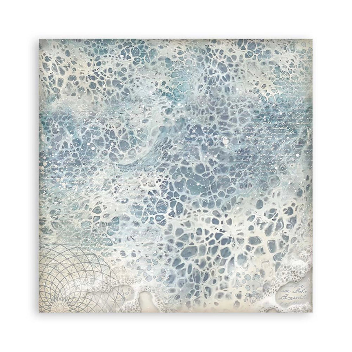 Scrapbook - Block "Silent Sea" Backgrounds - Double Face - 10 Seiten - 20,3 x 20,3 (8x8 inch) - PerlineBeads SA