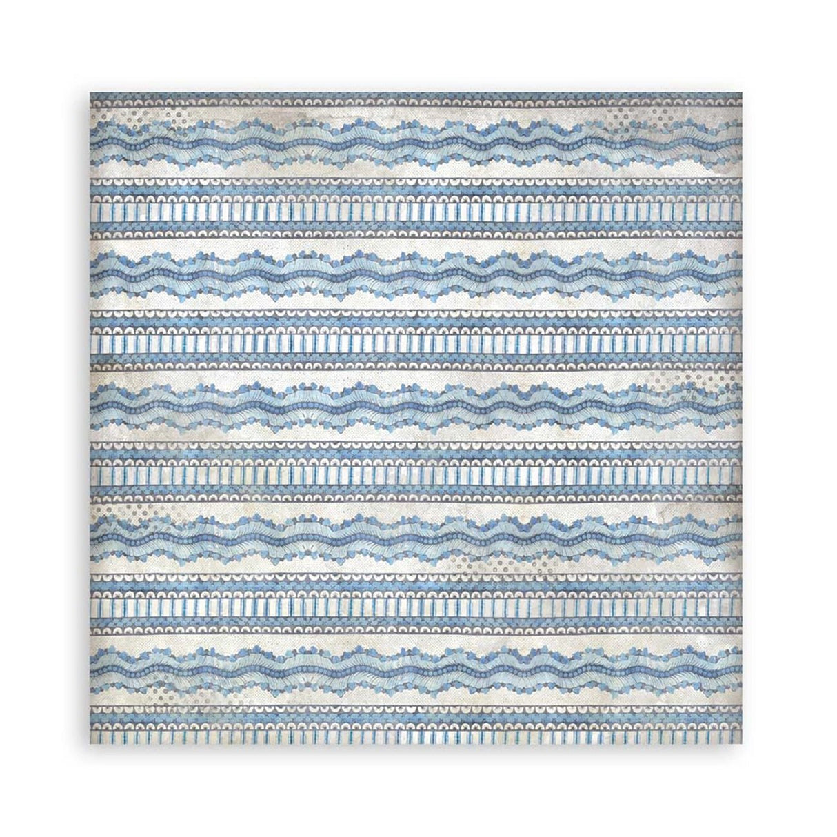 Scrapbook - Block "Silent Sea" - Double Face - 10 Seiten - 20,3 x 20,3 (8x8 inches) - PerlineBeads SA