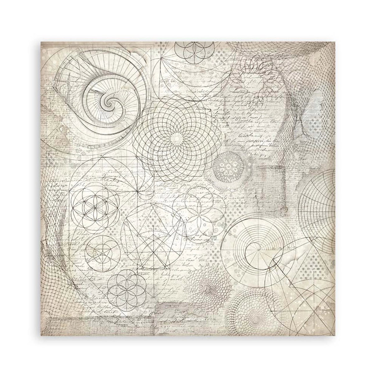 Scrapbook - Block "Silent Sea" - Double Face - 10 Seiten - 20,3 x 20,3 (8x8 inches) - PerlineBeads SA