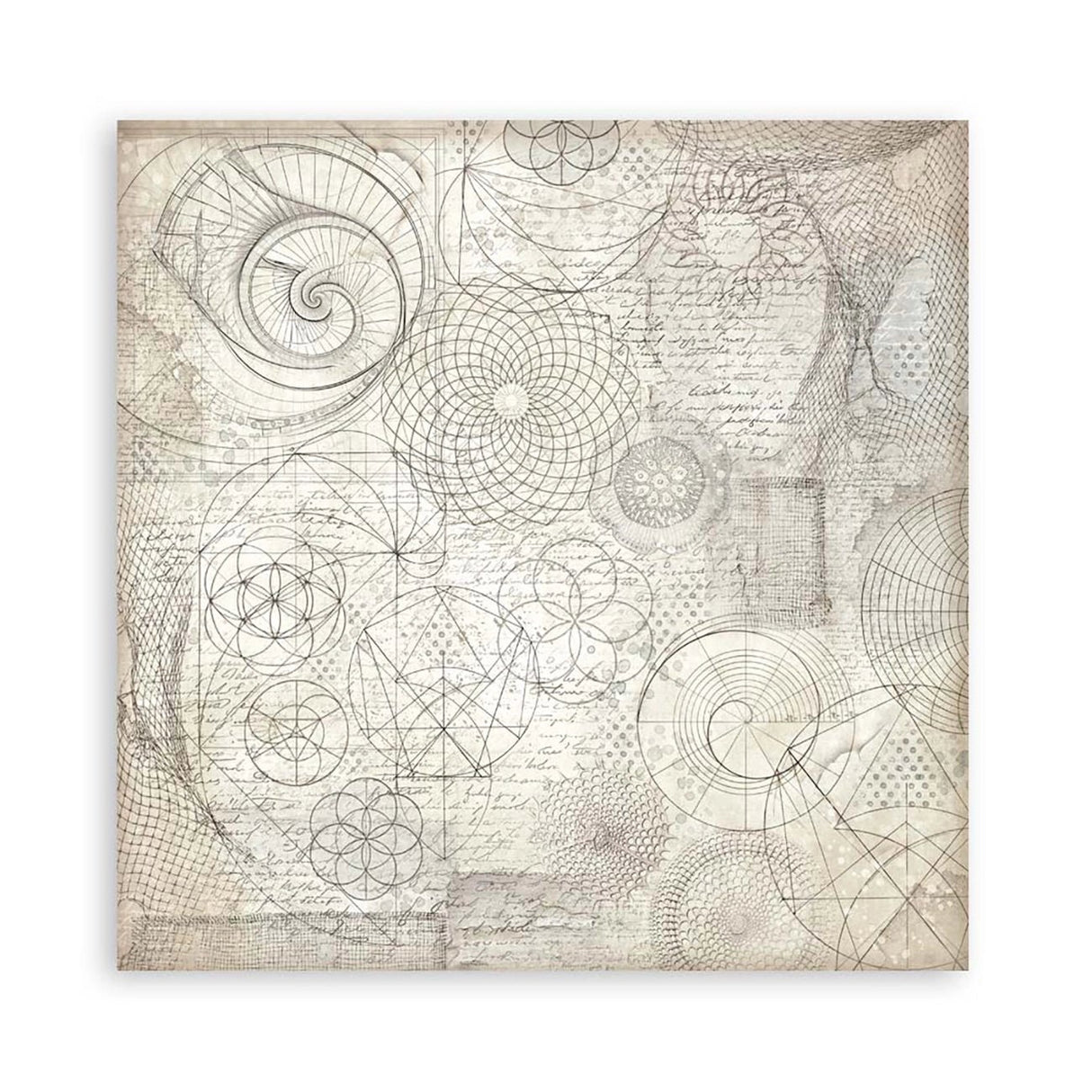 Scrapbook - Block "Silent Sea" - Double Face - 10 Seiten - 30,5 x 30,5 cm (12 x 12 inch) - PerlineBeads SA