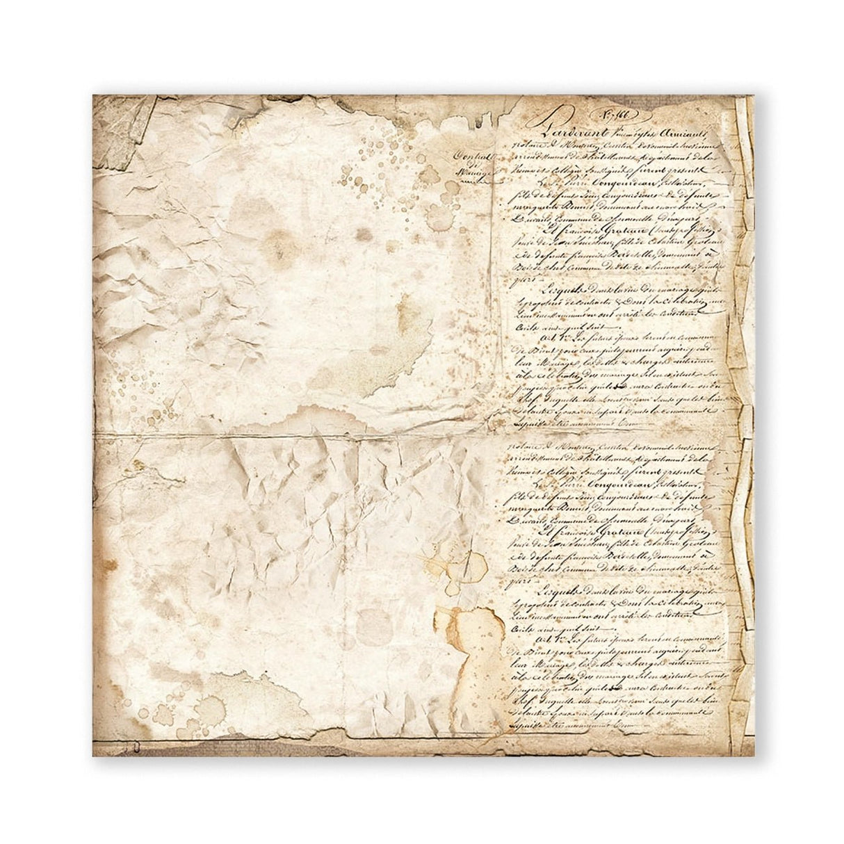 Scrapbook-Block "Vintage Library" Backgrounds - Double Face - 10 Seiten - 30,5 x 30,5 (12x12 inch) - perlinebeads.ch