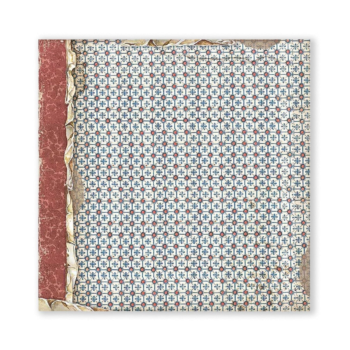 Scrapbook-Block "Vintage Library" Backgrounds - Double Face - 10 Seiten - 30,5 x 30,5 (12x12 inch) - perlinebeads.ch