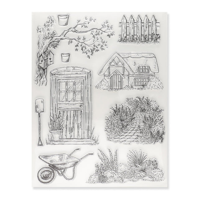 Silikon - Stempel "Gartenidylle" - PerlineBeads SA