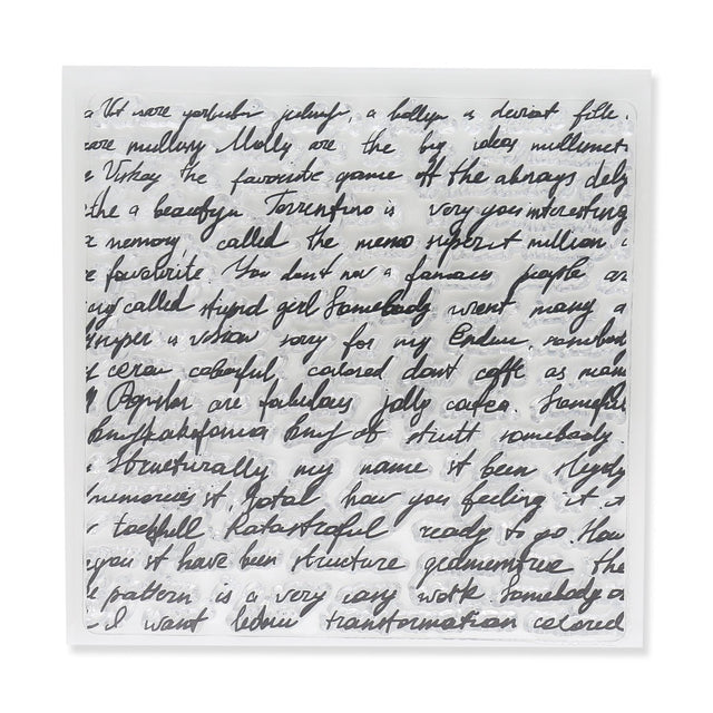 Silikon - Stempel "Handschrift" - PerlineBeads SA