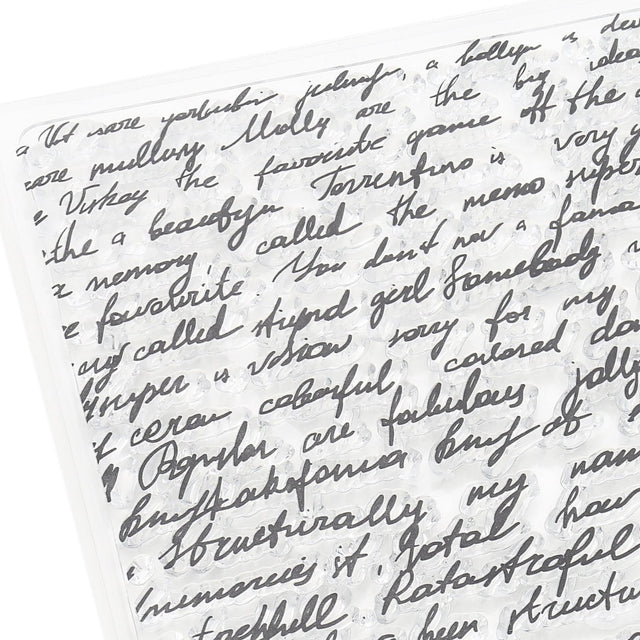 Silikon - Stempel "Handschrift" - PerlineBeads SA