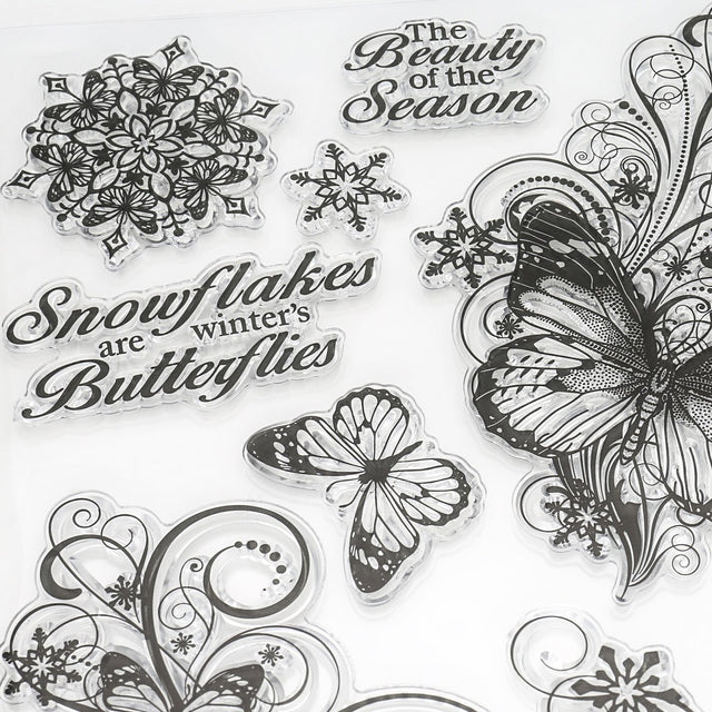 Silikon - Stempel "Schmetterlinge" - PerlineBeads SA