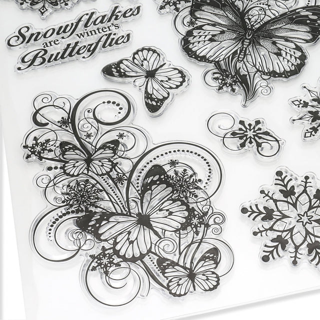 Silikon - Stempel "Schmetterlinge" - PerlineBeads SA