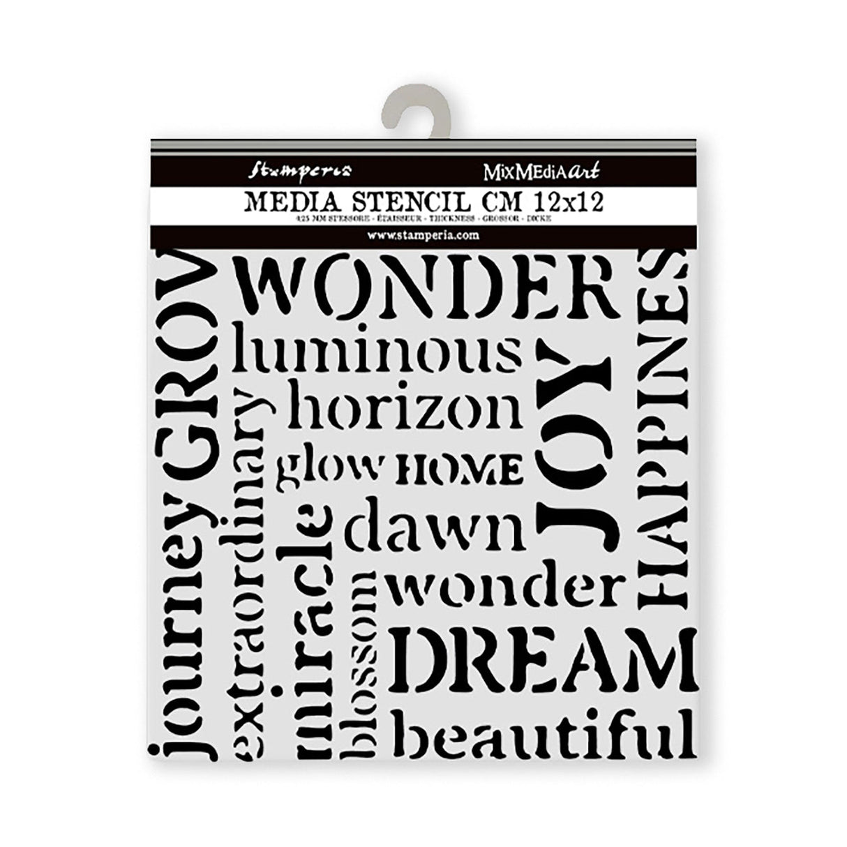 Stencil „Hidden Grove“ – 12 × 12 cm - PerlineBeads SA