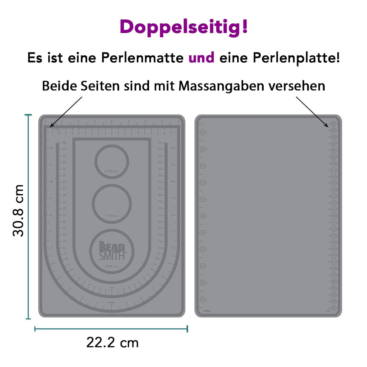 Sticky Mat Tray - Perlenbrett - Gross - PerlineBeads SA
