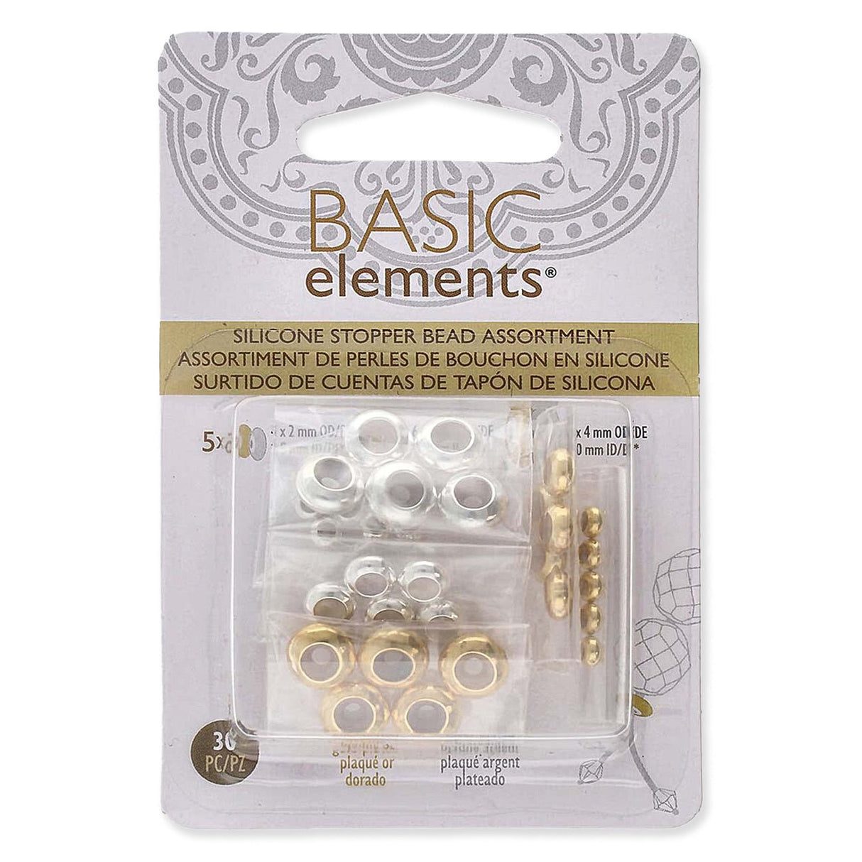 Stopper Perlen - Vergoldet und Versilbert - PerlineBeads SA