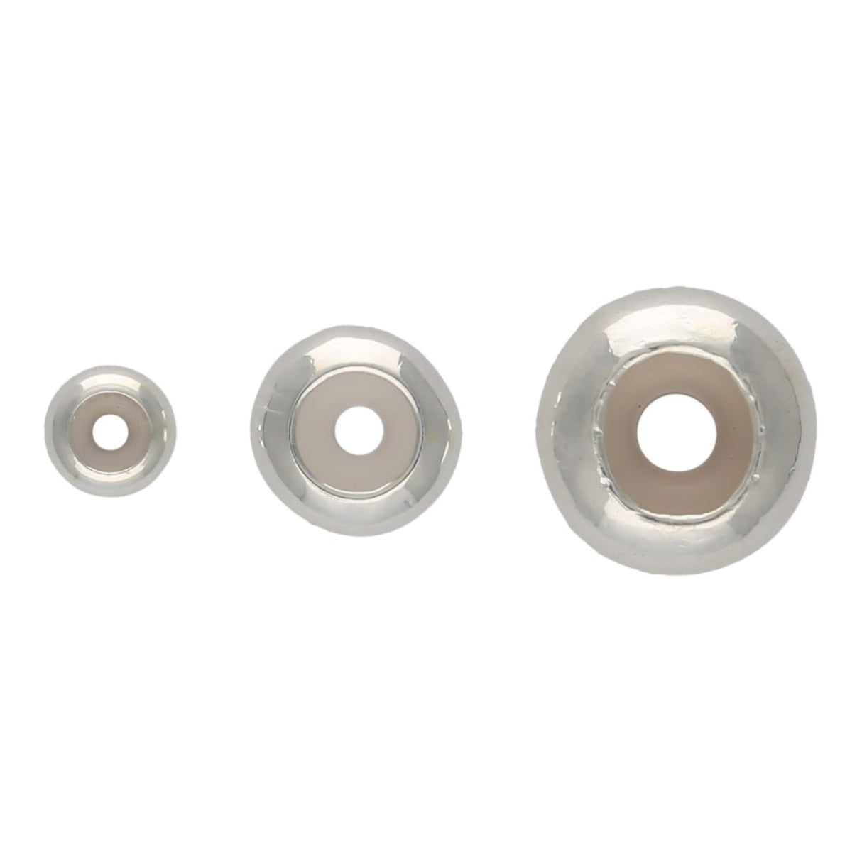 Stopper Perlen - Versilbert - PerlineBeads SA