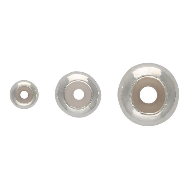 Stopper Perlen - Versilbert - PerlineBeads SA