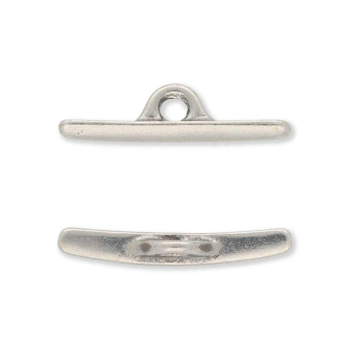 Tierra Cast - Knebel zu D Ring - Zinnfarbe - PerlineBeads SA