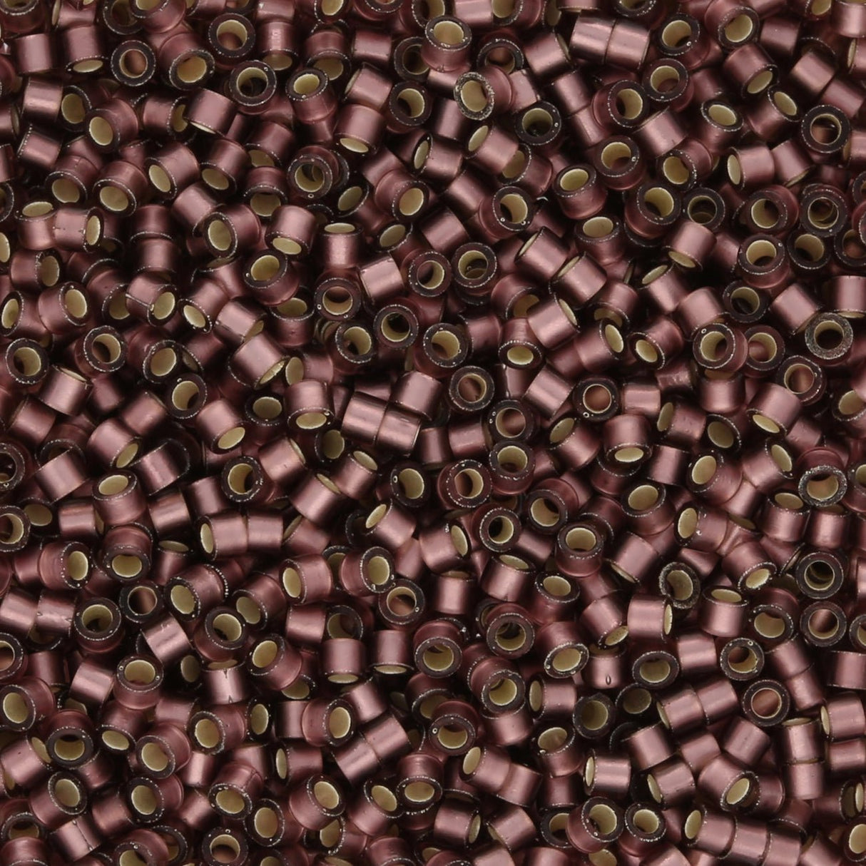 TOHO Aiko - Frosted Silver - Lined Med. Amethyst - PerlineBeads SA