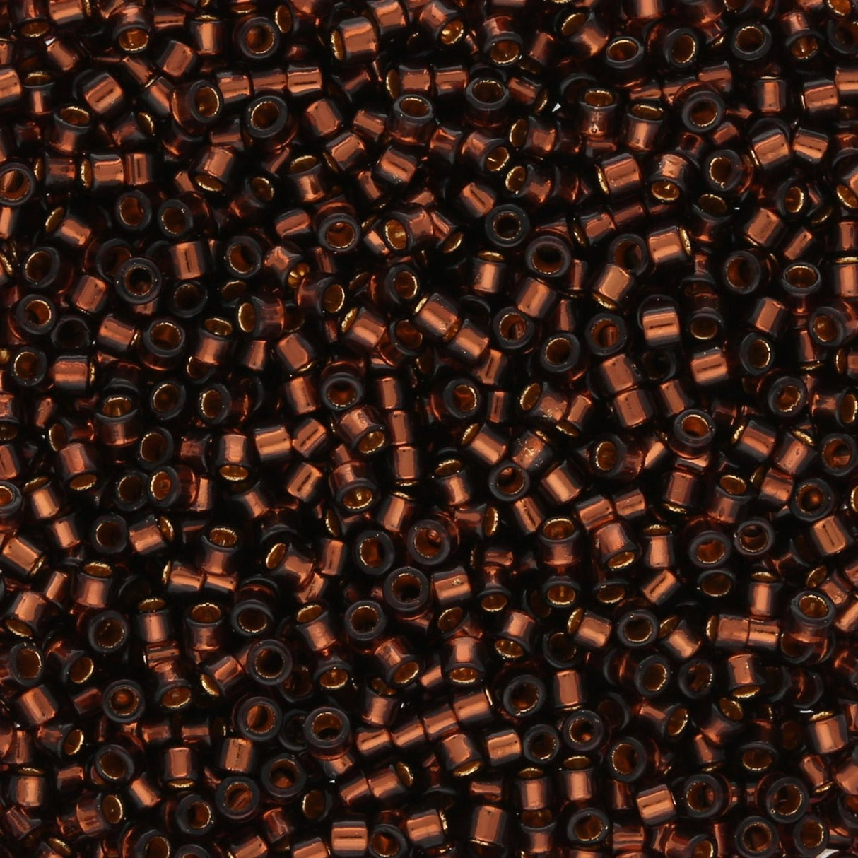 TOHO Aiko - Gold - Lined Dark Amethyst - PerlineBeads SA