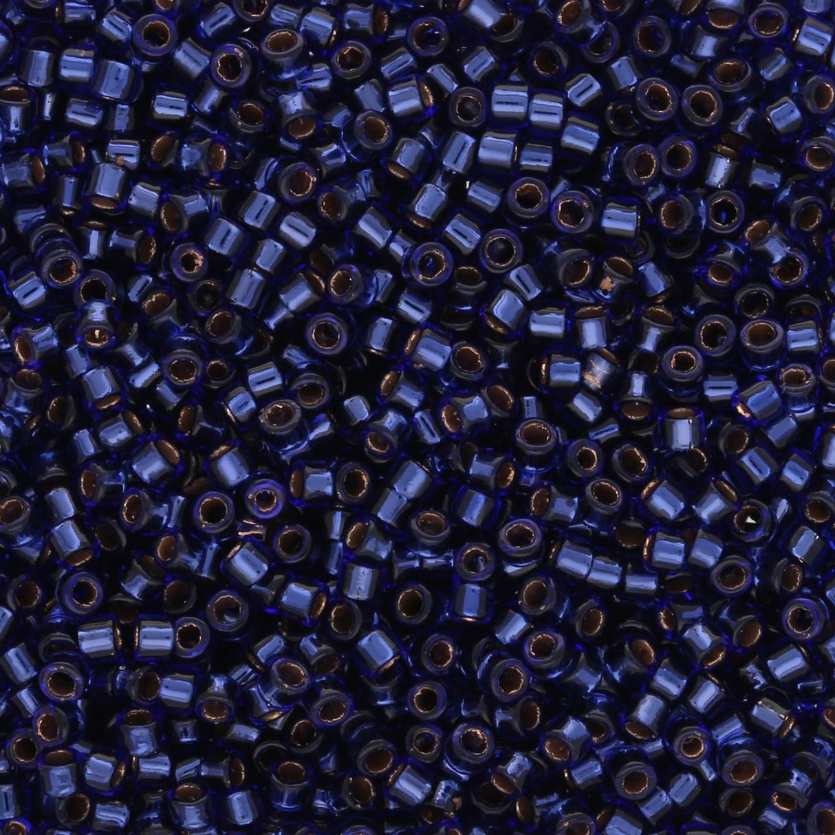 TOHO Treasure - Copper - Lined Dk Sapphire - PerlineBeads SA