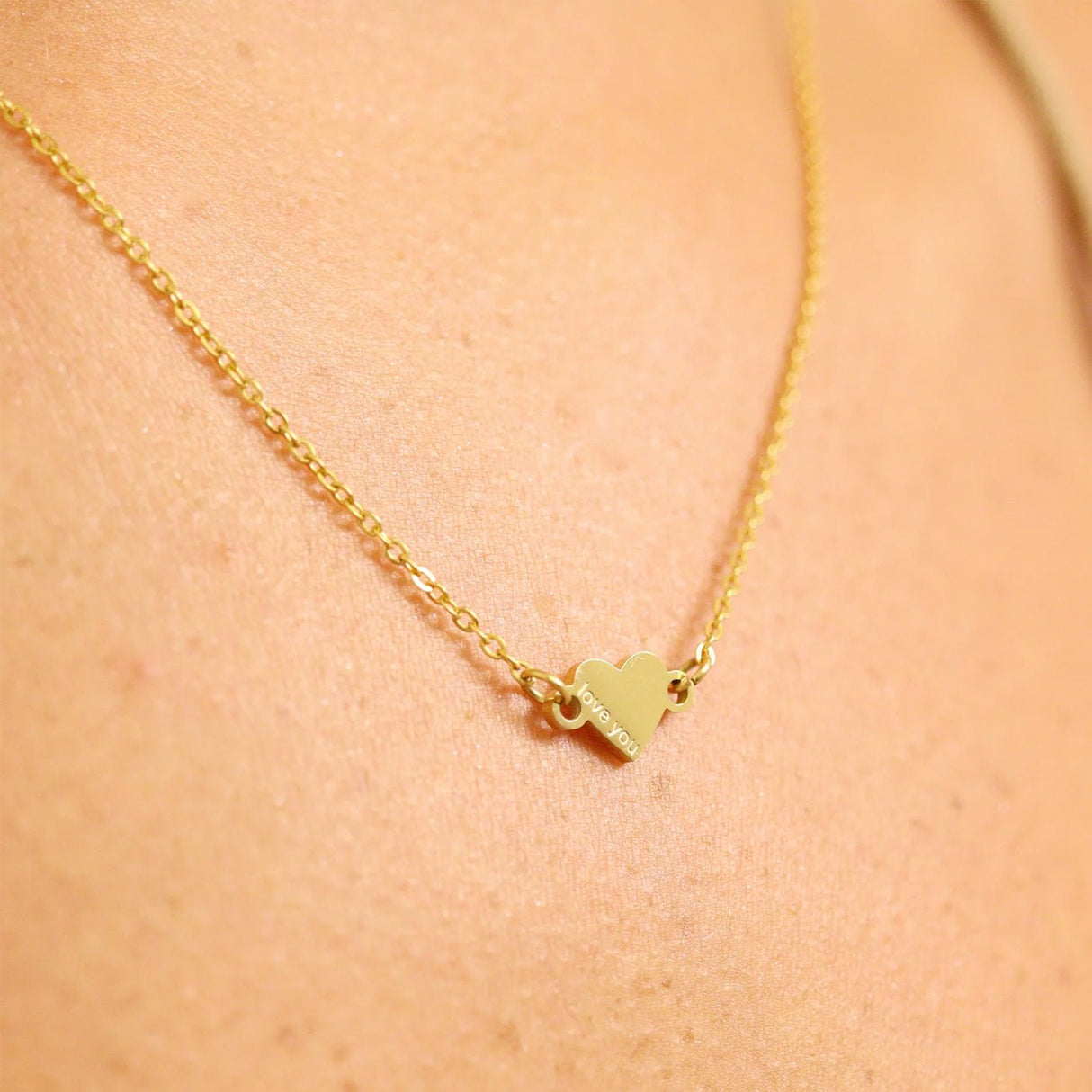 Verbindungskette aus Edelstahl 45 cm – Gold PVD Beschichtet - PerlineBeads SA