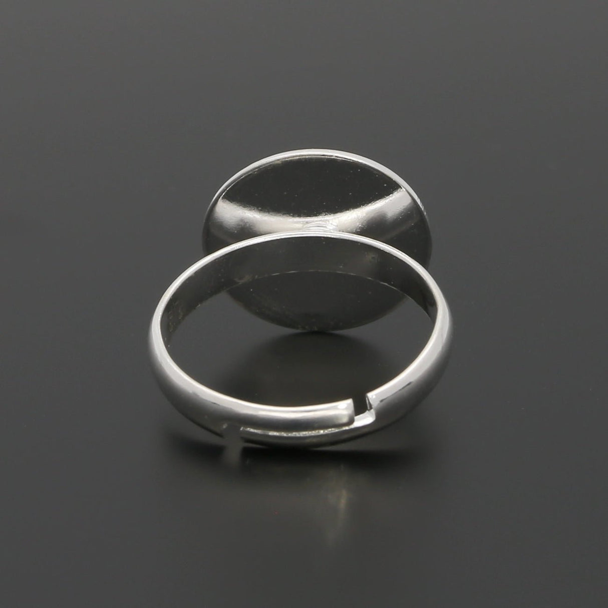 Verstellbarer Ring - Farbe Silber - PerlineBeads SA