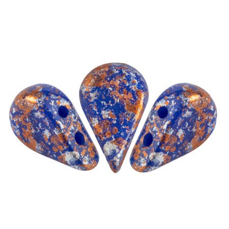 Amos® par Puca® - Opaque Sapphire Tweedy - PerlineBeads