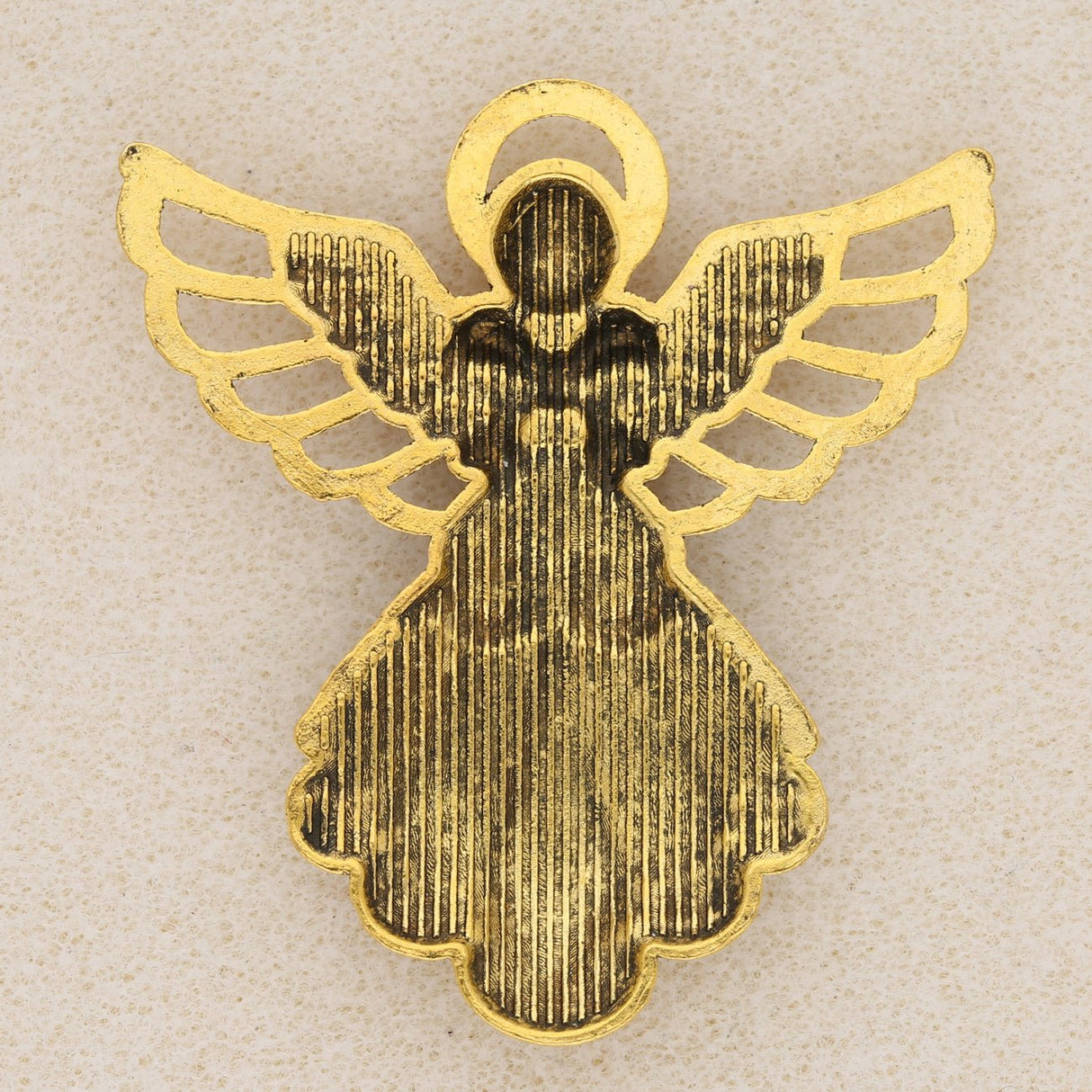 Anhänger Engel, Farbe antikgold - PerlineBeads