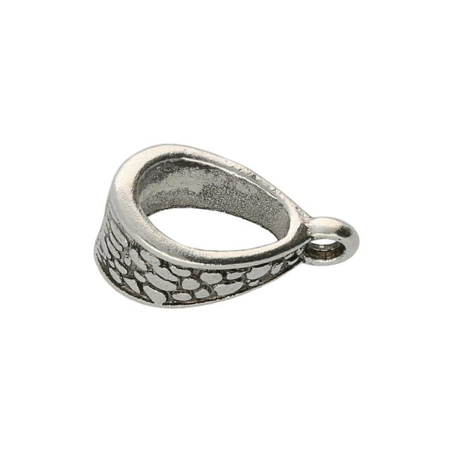 Anhängerschlaufe tibetischen Stil - Antik Silber - PerlineBeads