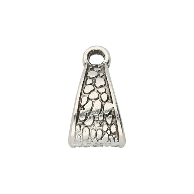 Anhängerschlaufe tibetischen Stil - Antik Silber - PerlineBeads