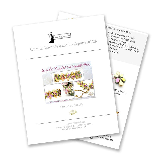 Anleitung für Armband Lucia par Puca® - PerlineBeads