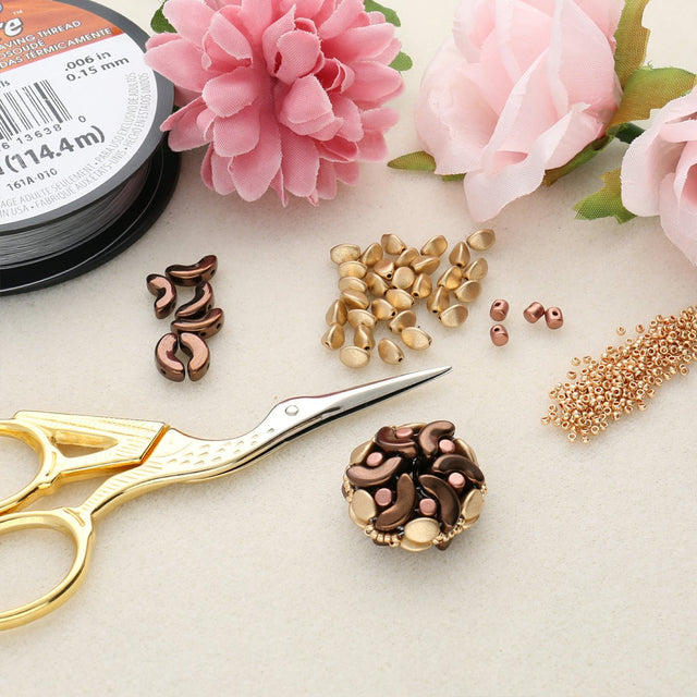 Arcos® Par Puca® - Dark Bronze - PerlineBeads