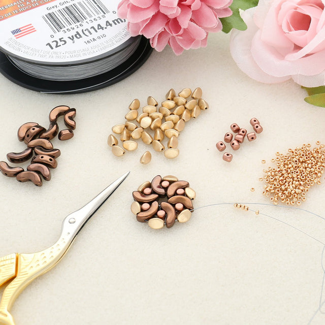 Arcos® Par Puca® - Dark Bronze - PerlineBeads